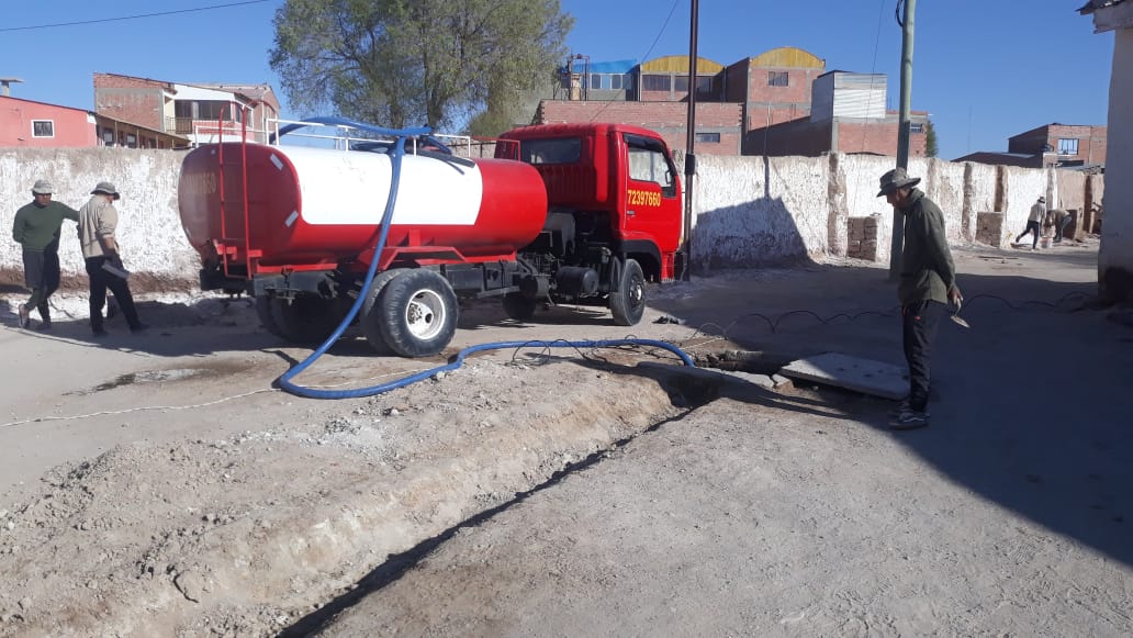 Transportes Noe eliminacion de residuos solidos en Oruro